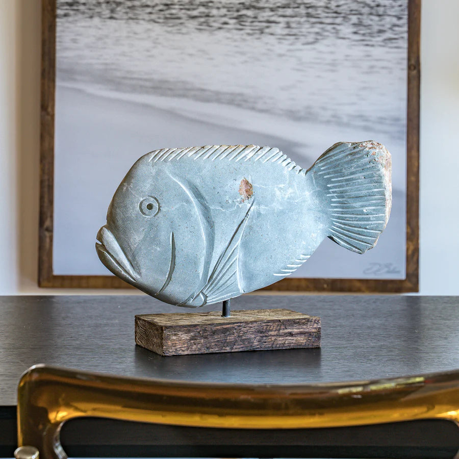 Swazi Carved Fish in Natural