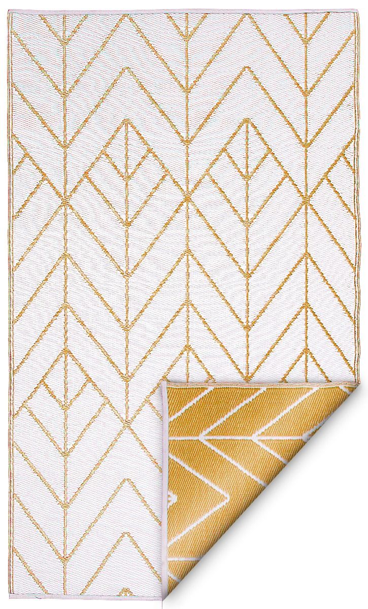 Sydney Gold & Cream Outdoor Rug
