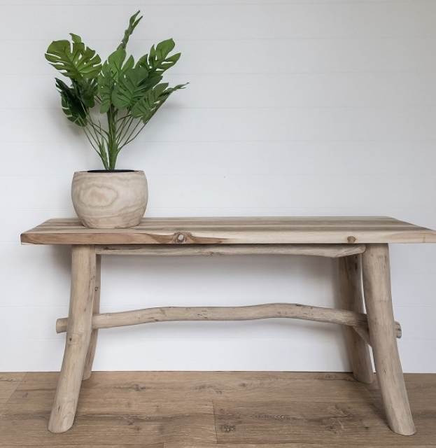 Attic Teak Bench
