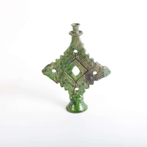 Tamegroute Traditional Desert Cross Candlestick
