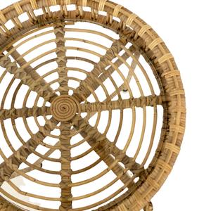Darma Round Rattan Side Table