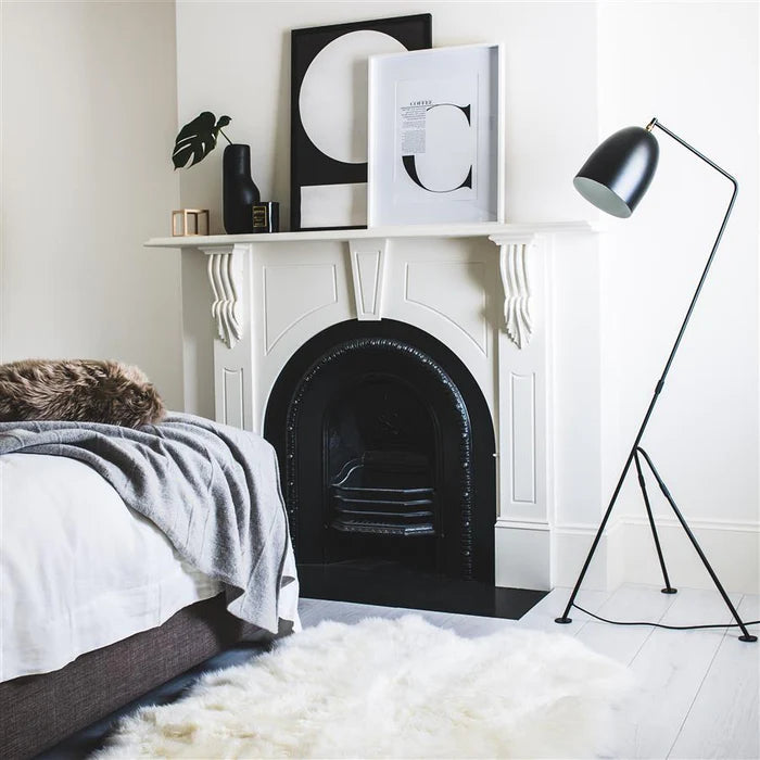 Merino Sheepskin Rug in White - Medium
