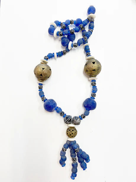 Yorbuba Necklace with Glass Beads II