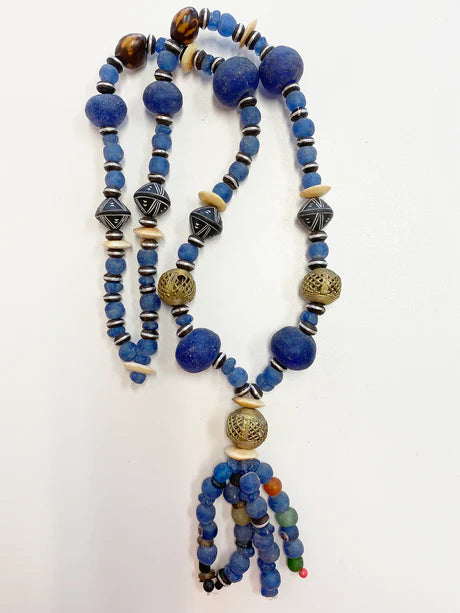 Yorbuba Necklace with Glass Beads II