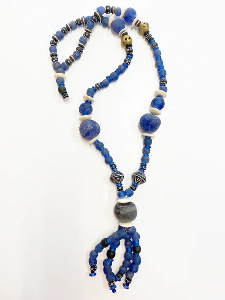 Yorbuba Necklace with Glass Beads II