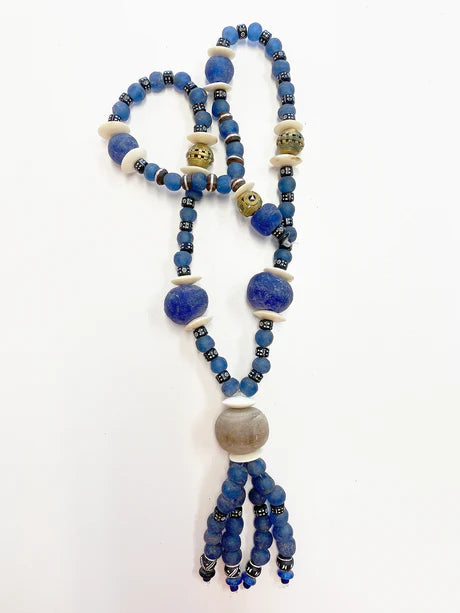 Yorbuba Necklace with Glass Beads II