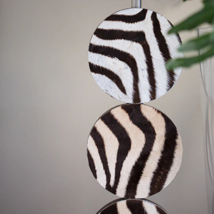 Zebra Hide Table Lamp