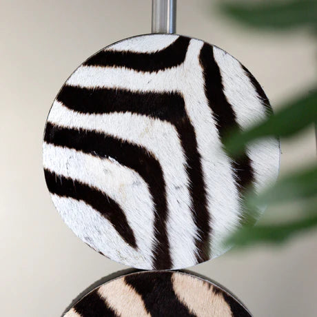 Zebra Hide Table Lamp