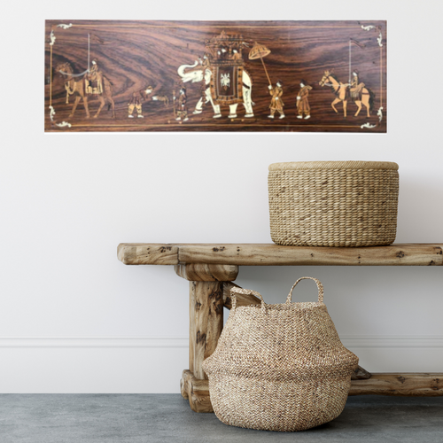 Raj Timber & Bone Inlay Panel
