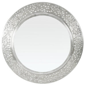 Riad Round Aluminium Mirror