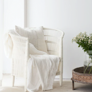 Genuine Malawi Chair in White | Buy Quality White Genuine Malawi Chairs