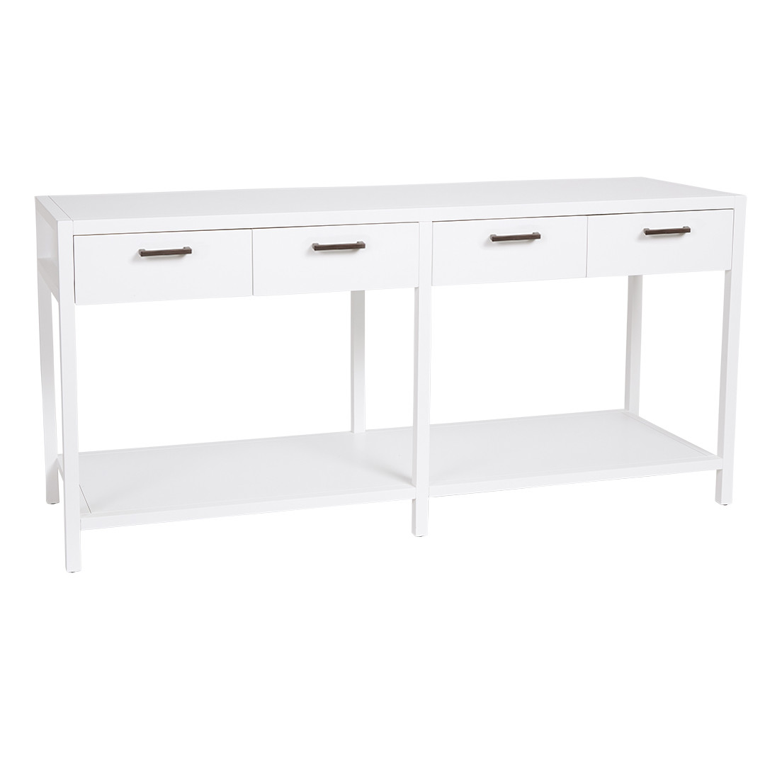 Abba 4 Drawer Console